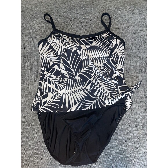 Maxine Of Hollywood Swimsuit‎ Womens 14 One Piece Bathing Suit Beach Vacation - Picture 1 of 12